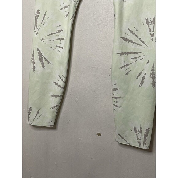 Women's Nike Dri-FIT  Mid-Rise Tie-Dye Leggings Womens medium Green Gray Active - Picture 3 of 7